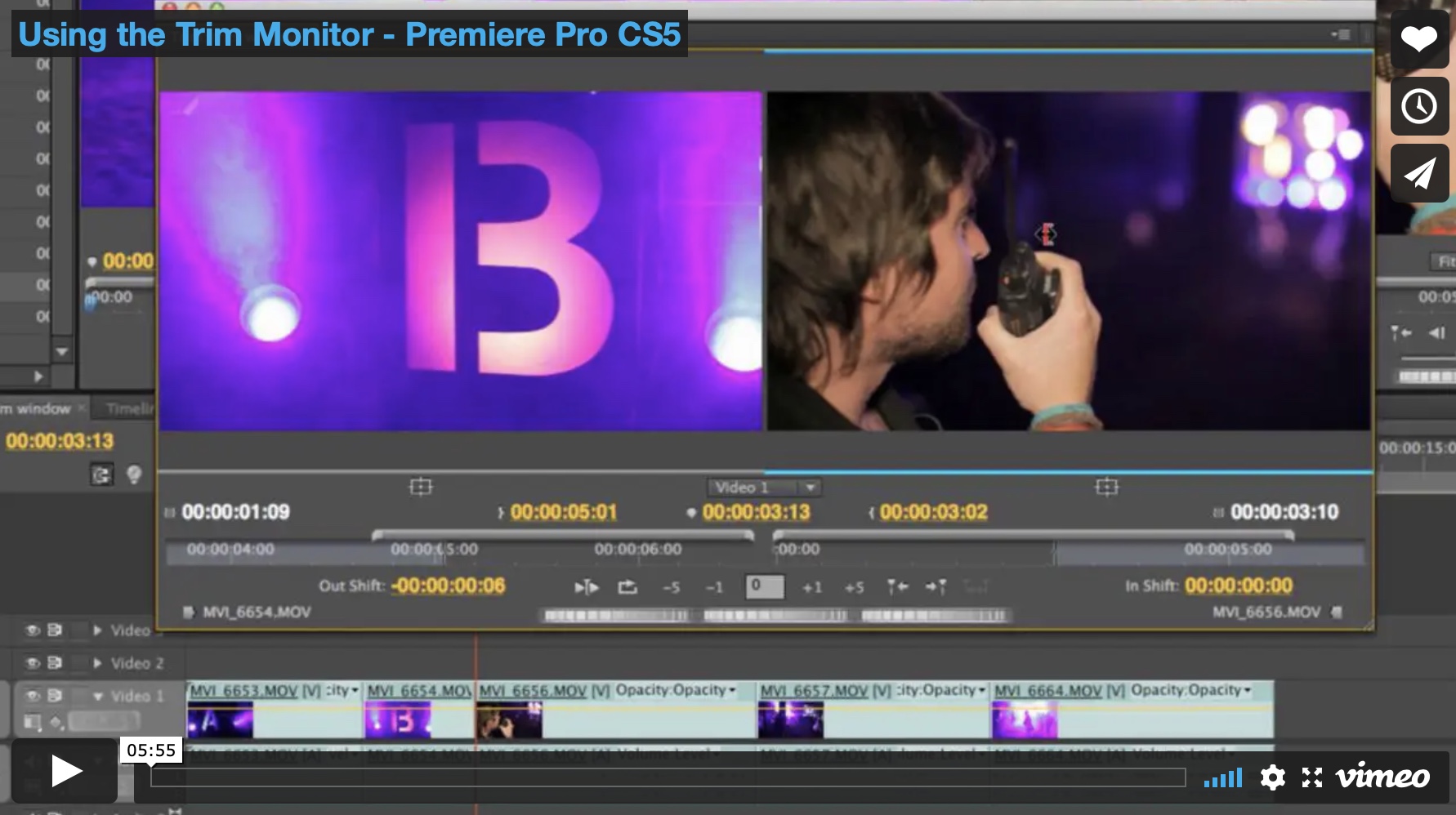 Using the Trim Monitor in Premiere Pro CS5 Paul Joy