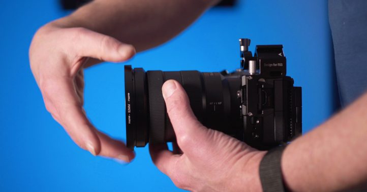 Fitting the Tilta Mirage adapter ring to the Sony FX3