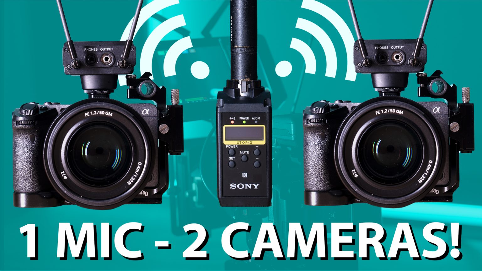 Sony FX3 Wireless Audio Setup 1 Mic to 2 Cameras! Paul Joy